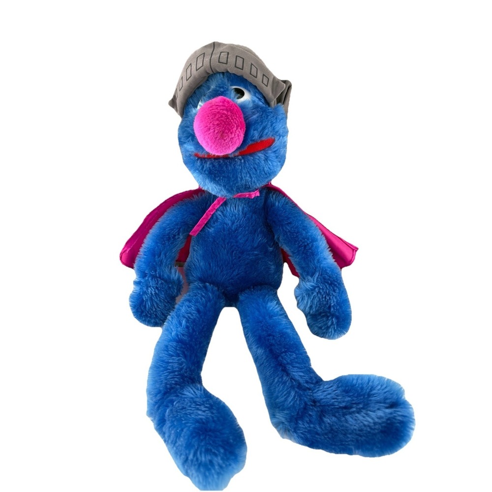Applause‎ Super Grover Plush Helmet and Cape Sesame Street Plush